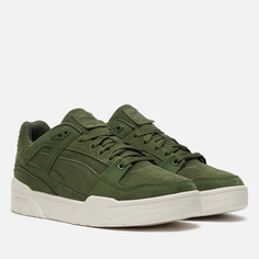Мужские кроссовки Puma Slipstream Suede, цвет зелёный