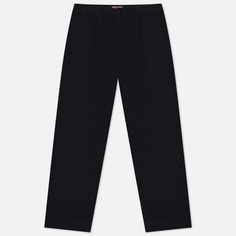 Мужские брюки maharishi Hemp U.S. Chino Loose, цвет чёрный