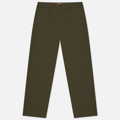 Мужские брюки maharishi Hemp U.S. Chino Loose, цвет оливковый, размер XXL