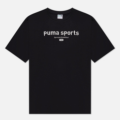 Мужская футболка Puma Puma Sports Team Graphic, цвет чёрный, размер M