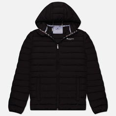 Мужской пуховик Aquascutum Active 100GR Hooded, цвет чёрный, размер L