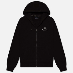 Мужская толстовка Aquascutum Active Small Logo Full Zip Hoodie, цвет чёрный, размер XL