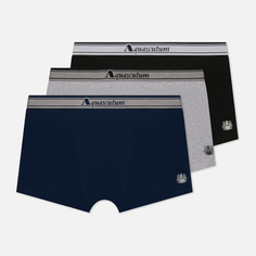 Комплект мужских трусов Aquascutum Boxer 3-Pack, цвет комбинированный, размер XL