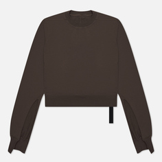 Женская толстовка Rick Owens DRKSHDW Luxor Cropped, цвет коричневый
