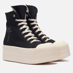 Женские кеды Rick Owens DRKSHDW Luxor Mega Bumper Sneak, цвет чёрный