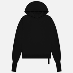 Мужская толстовка Rick Owens DRKSHDW Luxor Gauntlet Granbury Hoodie, цвет чёрный, размер XXL