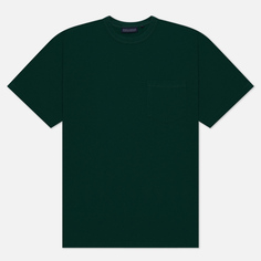 Мужская футболка EASTLOGUE Permanent Basic One Pocket, цвет зелёный