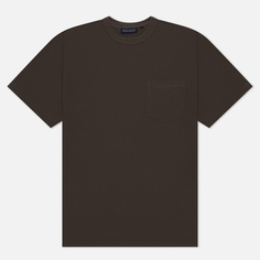 Мужская футболка EASTLOGUE Permanent Basic One Pocket, цвет оливковый, размер XL