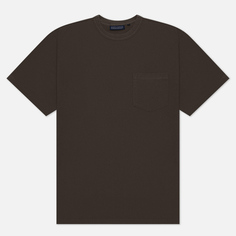 Мужская футболка EASTLOGUE Permanent Basic One Pocket, цвет оливковый