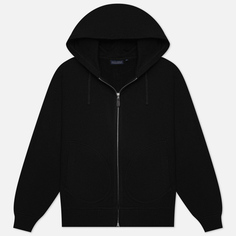 Мужская толстовка EASTLOGUE Permanent Basic Zip Up Hoodie, цвет чёрный, размер XL