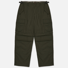 Мужские брюки EASTLOGUE Permanent Basic Field Wide Fit, цвет оливковый