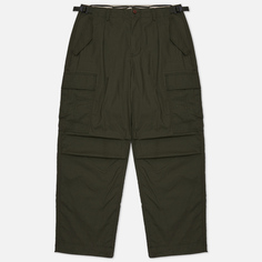 Мужские брюки EASTLOGUE Permanent Basic Field Wide Fit, цвет оливковый, размер L