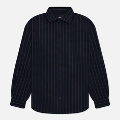 Мужская рубашка FrizmWORKS Stripe Linen Napoli, цвет синий
