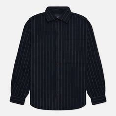 Мужская рубашка FrizmWORKS Stripe Linen Napoli, цвет синий, размер L