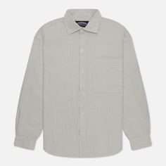 Мужская рубашка FrizmWORKS Seersucker Stripe Napoli, цвет белый