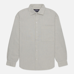 Мужская рубашка FrizmWORKS Seersucker Stripe Napoli, цвет белый, размер M