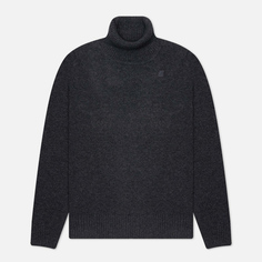 Мужской свитер K-Way Henry Lambswool, цвет серый, размер XXL
