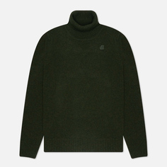 Мужской свитер K-Way Henry Lambswool, цвет зелёный, размер S