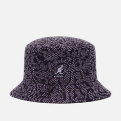 Панама Kangol Birdseye Maze Bin, цвет фиолетовый