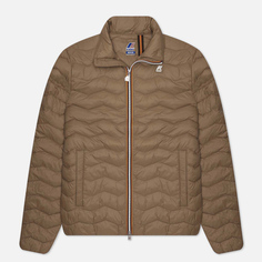 Мужская демисезонная куртка K-Way Valentine Eco Warm, цвет бежевый, размер S