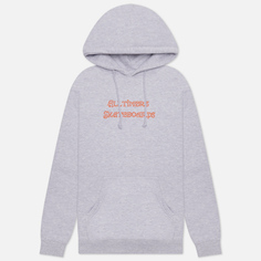 Мужская толстовка Alltimers Nolle Embroidered Hoodie, цвет серый, размер XXL