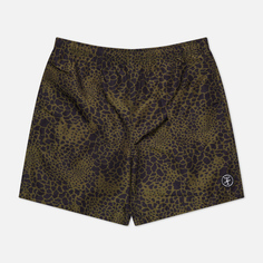 Мужские шорты Alltimers Raffe Camo Swim, цвет оливковый, размер L