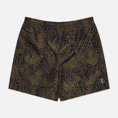 Мужские шорты Alltimers Raffe Camo Swim, цвет оливковый