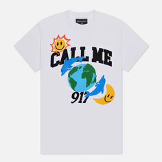 Мужская футболка Call Me 917 Call Me World, цвет белый