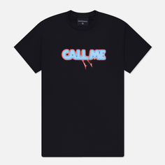 Мужская футболка Call Me 917 Lets Talk, цвет чёрный