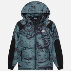 Мужской пуховик RIPNDIP Dark Twisted Fantasy Puffer, цвет оливковый