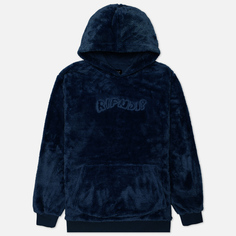 Мужская толстовка RIPNDIP Ripndip OG Sherpa Hoodie, цвет синий