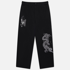 Мужские брюки RIPNDIP Ryu Wide Leg, цвет чёрный, размер 34