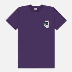 Мужская футболка RIPNDIP Seeing Eye, цвет фиолетовый, размер XL