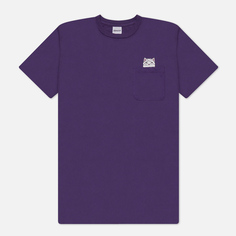 Мужская футболка RIPNDIP Mummy Nerm Pocket, цвет фиолетовый, размер L