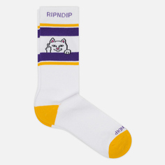Носки RIPNDIP Peeking Nermal, цвет белый