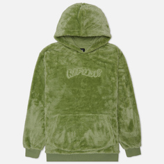 Мужская толстовка RIPNDIP Waves Sherpa Hoodie, цвет зелёный