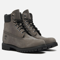 Мужские ботинки Timberland Premium 6-Inch Waterproof, цвет серый, размер 41.5 EU