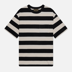 Мужская футболка Uniform Bridge Naval Stripe, цвет чёрный, размер XL