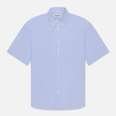 Мужская рубашка Uniform Bridge Oxford BD Short, цвет голубой