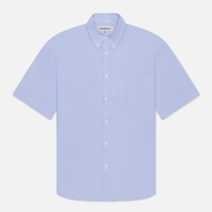 Мужская рубашка Uniform Bridge Oxford BD Short, цвет голубой, размер XXL