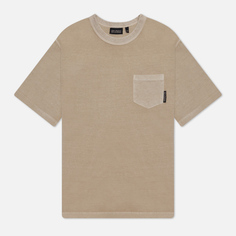 Мужская футболка Uniform Bridge Pigment Pocket, цвет бежевый, размер M