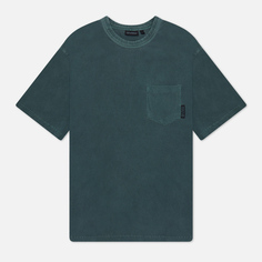 Мужская футболка Uniform Bridge Pigment Pocket, цвет зелёный, размер XL