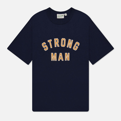 Мужская футболка Uniform Bridge Strong Man, цвет синий, размер M