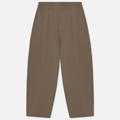 Мужские брюки Uniform Bridge Two Tuck Seersucker Crop, цвет бежевый