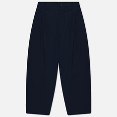 Мужские брюки Uniform Bridge Two Tuck Seersucker Crop, цвет синий