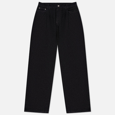 Мужские джинсы UNAFFECTED One Tuck Wide Denim 23FW, цвет чёрный, размер L