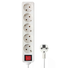 Удлинитель Гарнизон 5 Sockets 3m White EL-NB-G5-W-3