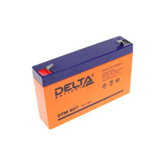 Аккумулятор для ИБП Delta Battery DTM-607 6V 7Ah
