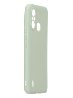 Чехол DF для Itel A49 Silicone Light Green itCase-05