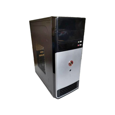 Корпус CCiVO MidiTower Delux 2817 ATX 2.03 420W Black-Silver DLC2817_420